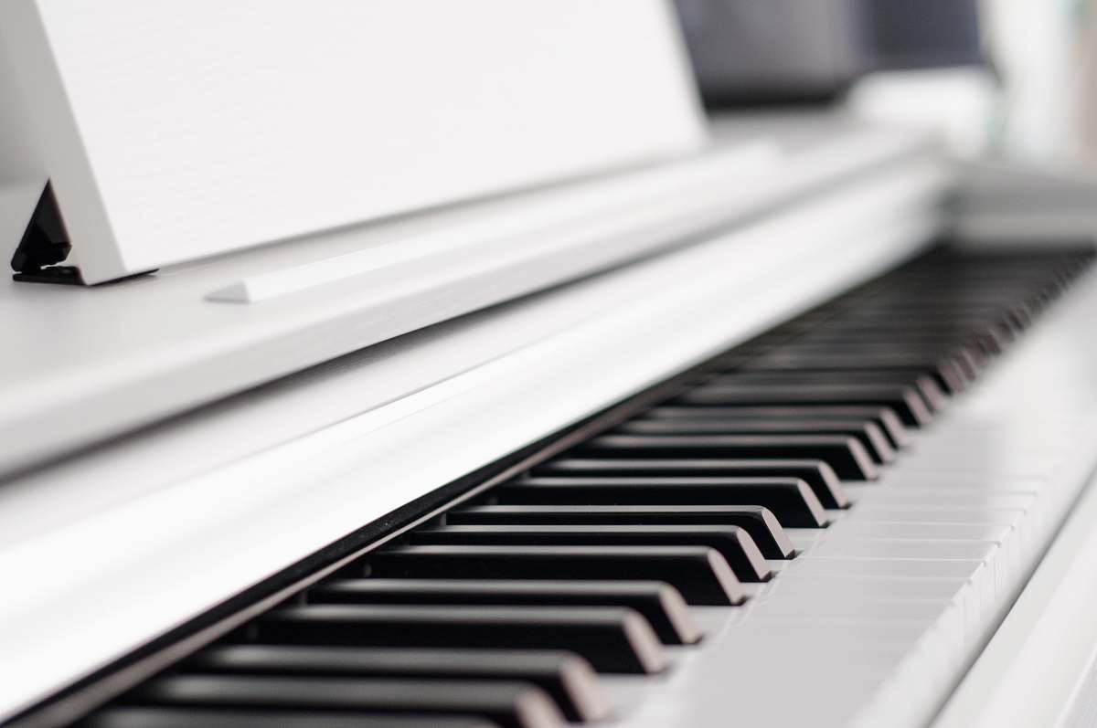 leisure activities black and white piano black-and-white